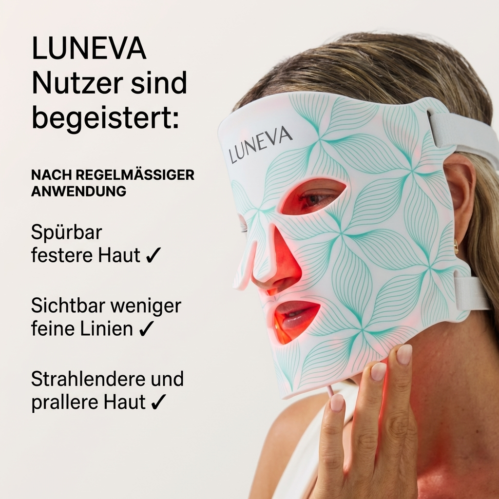 LUNEVA LED Lichttherapie-Maske