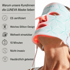 LUNEVA LED Lichttherapie-Maske